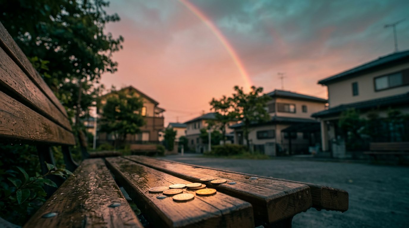 結論――夕立と虹と、週157円