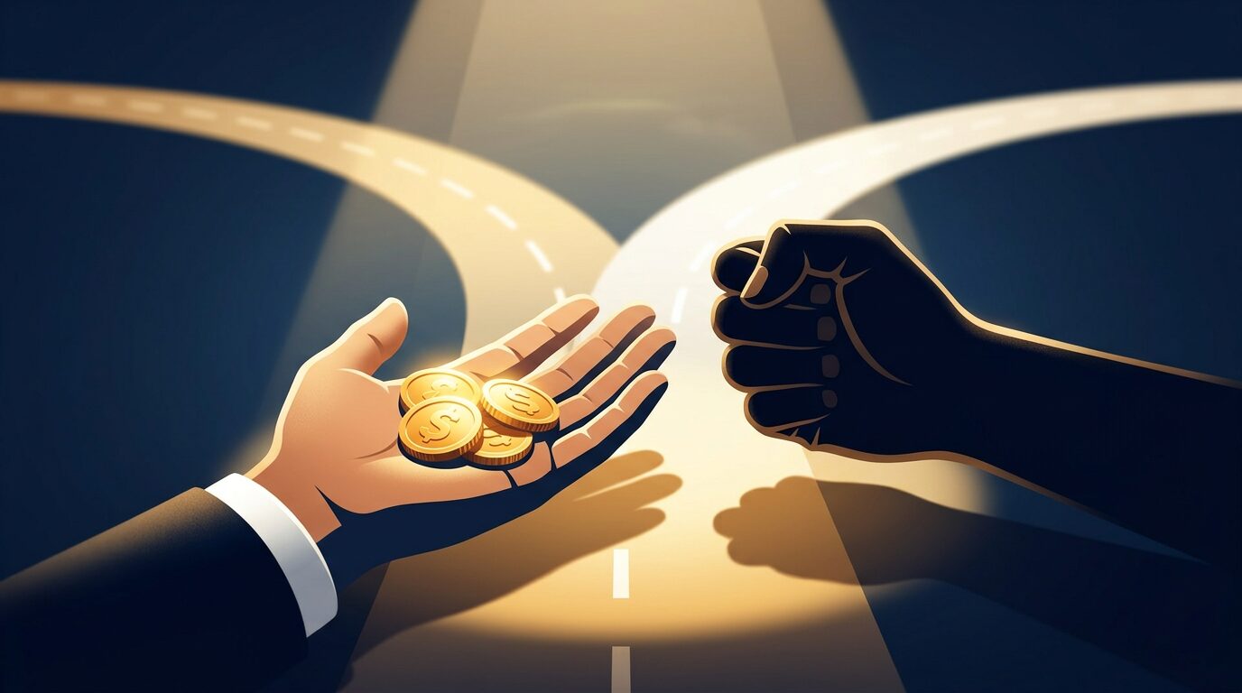 握るか、手放すか——人柱が下す円転の判断基準